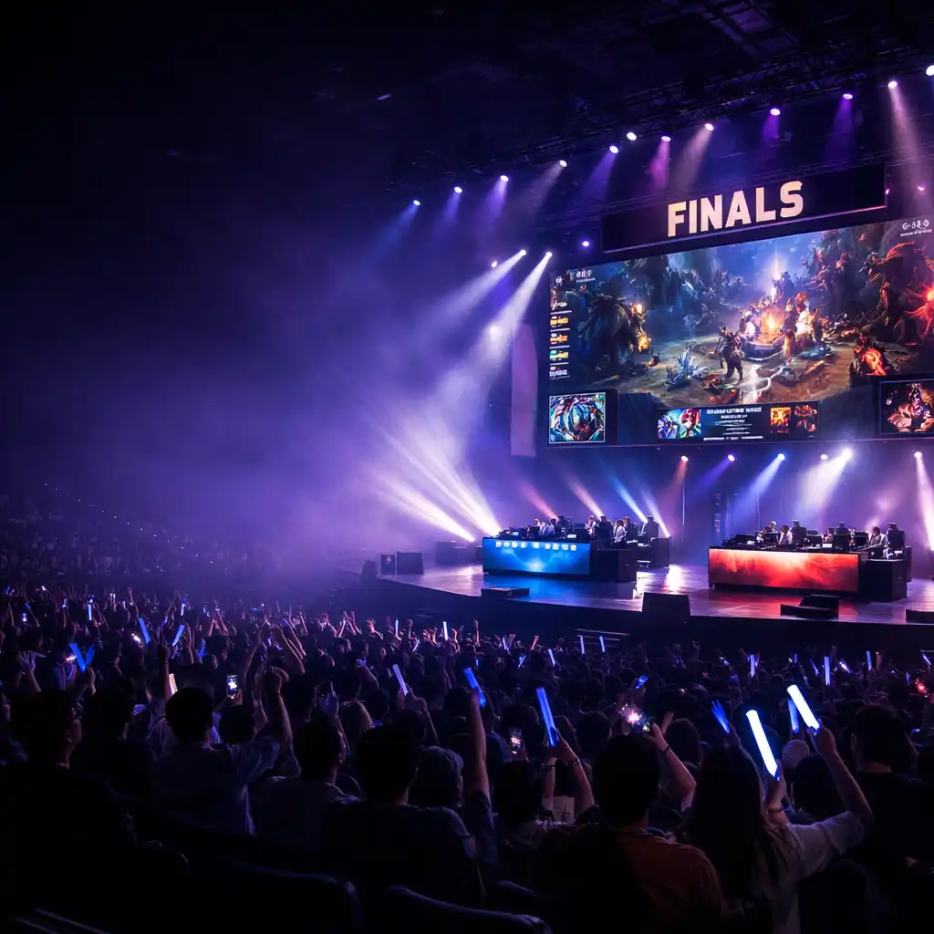 E-sport aréna döntő hangulattal