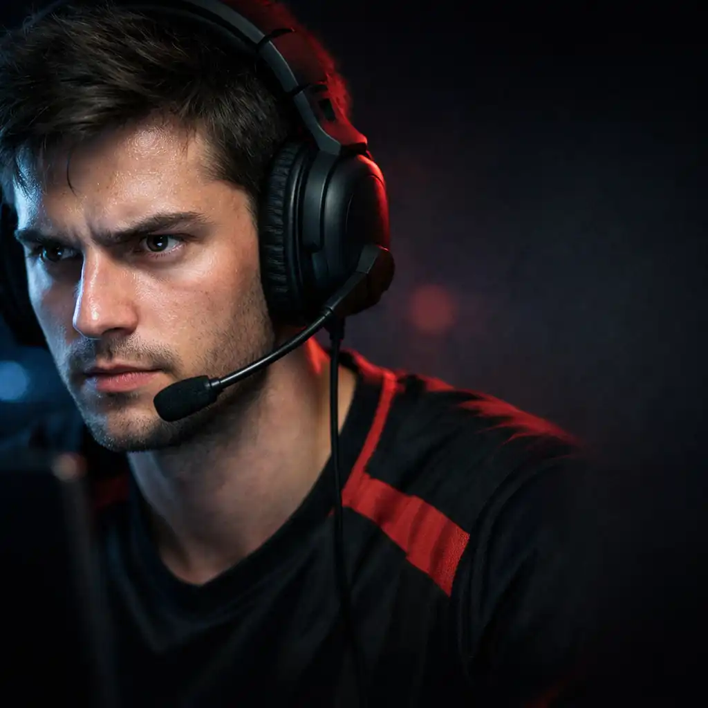 E-sport játékos portré